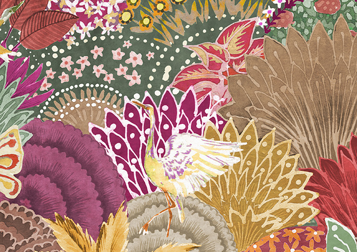 Kolkata Velvet, Summer Haze - Roman Blind - Image 7